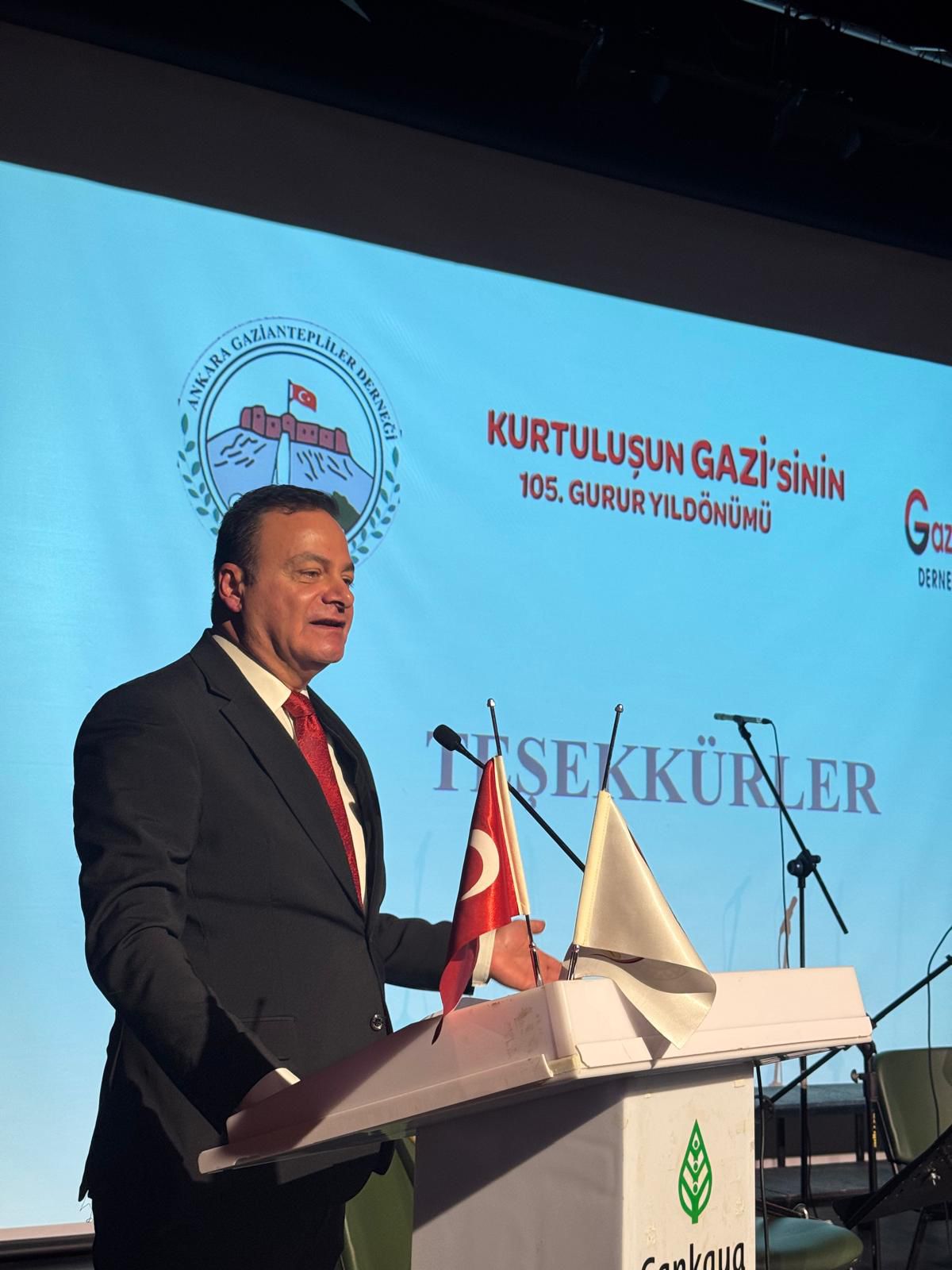 Gaziantep’in “GAZİ” Ünvanının 105. Gurur Yılı Ankara’da Coşkuyla Kutlandı!