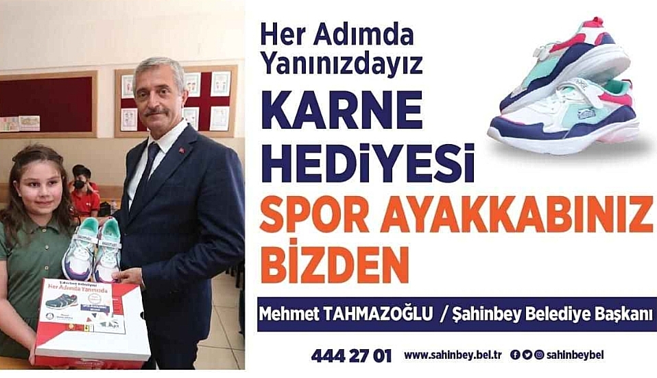 Şahinbey Belediyesi’nden Rekor Hediye: 1 Milyon 438 Bin Spor Ayakkabısı Öğrencilere Ulaştı!