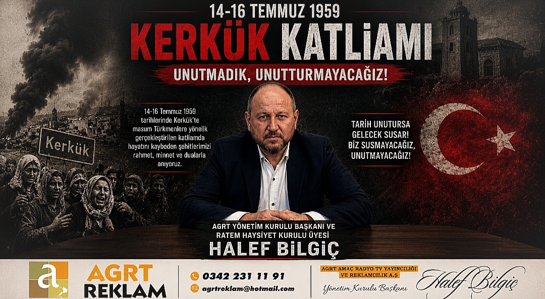 Halef Bilgiç: "Kerkük Katliamını Unutmadık, Unutturmayacağız"