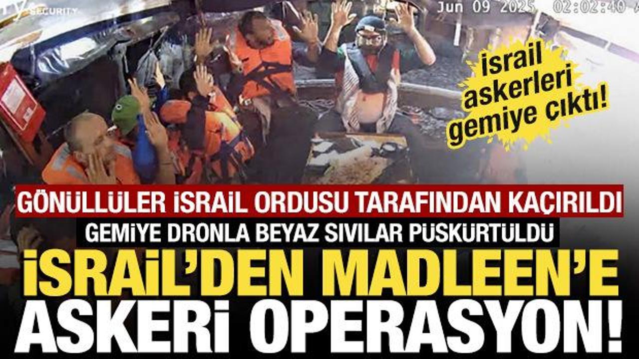 İsrail Gazze'ye Yardım Götüren MADLEEN Gemisine Müdahale Etti: Gözaltı Anları Ortaya Çıktı!