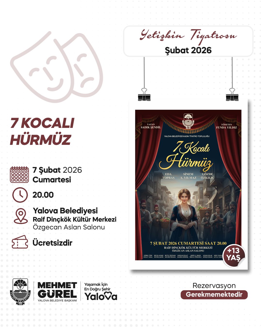 7 Kocalı Hürmüz Yalova’da Sahne Alıyor