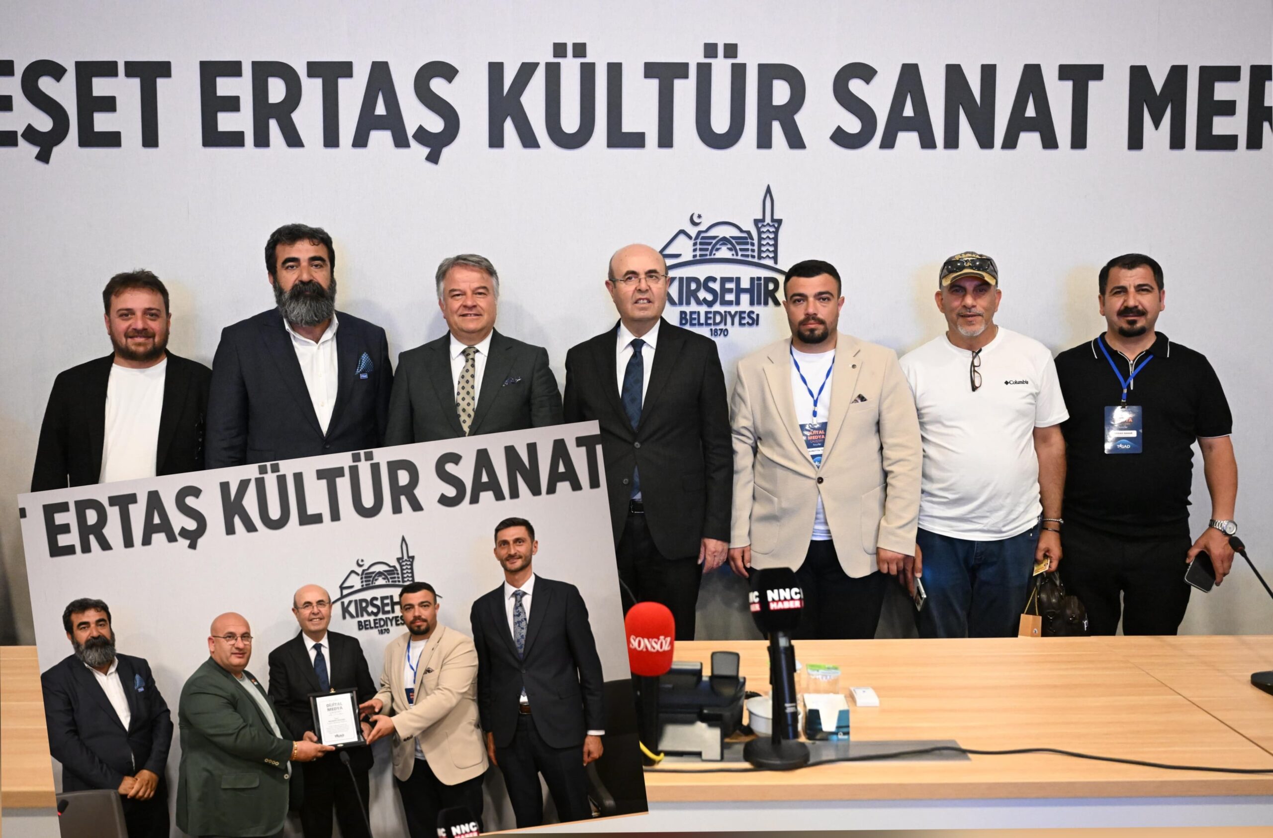 81 ilden gelen 130 gazeteci Kırşehir Belediye Başkanı Ekicioğlu ile Buluştu