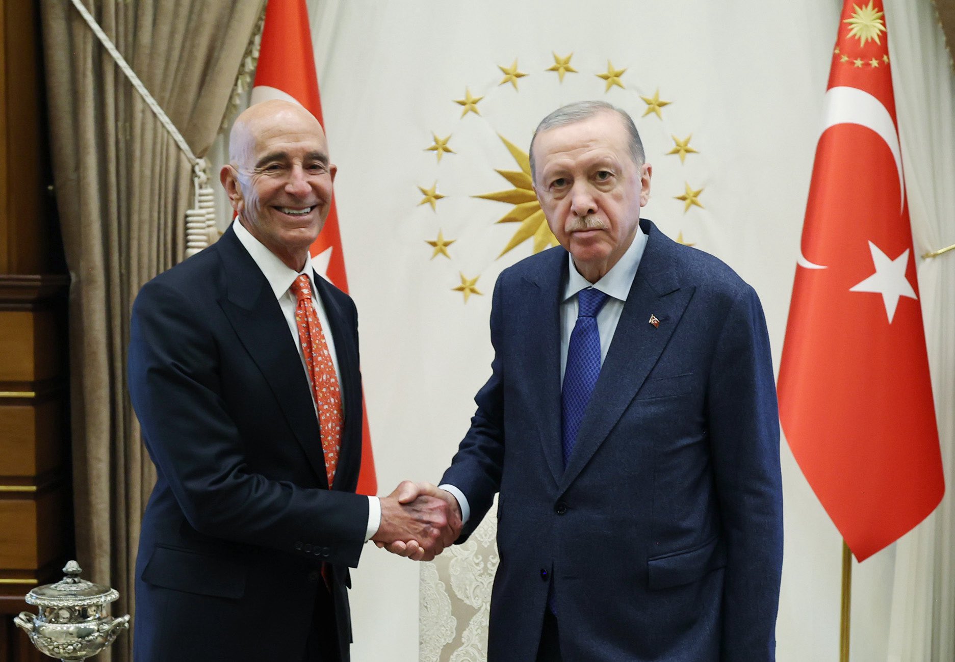 ABD Büyükelçisi Tom Barrack’tan Cumhurbaşkanı Erdoğan’a Teşekkür