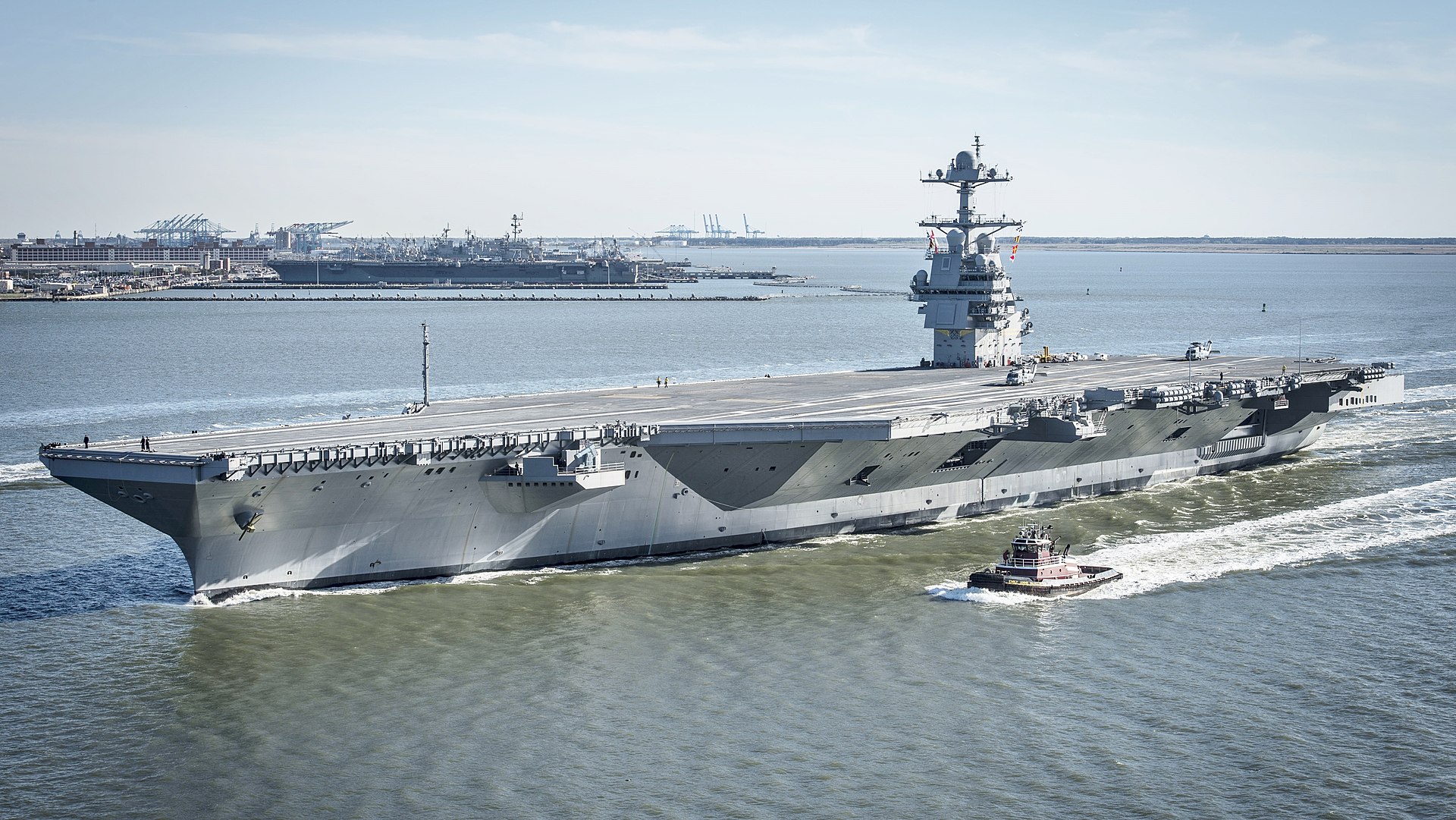 ABD Uçak Gemisi USS Gerald R. Ford Hırvatistan’dan Ayrıldı: Onarım Tamamlandı