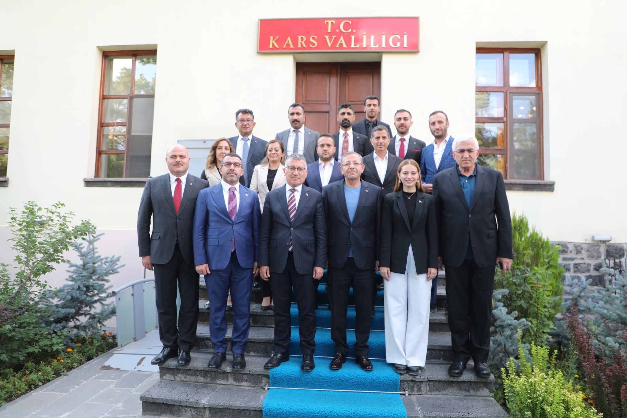 AK Parti Grup Başkanı Abdullah Güler’den Kars Valisi Ziya Polat’a Ziyaret