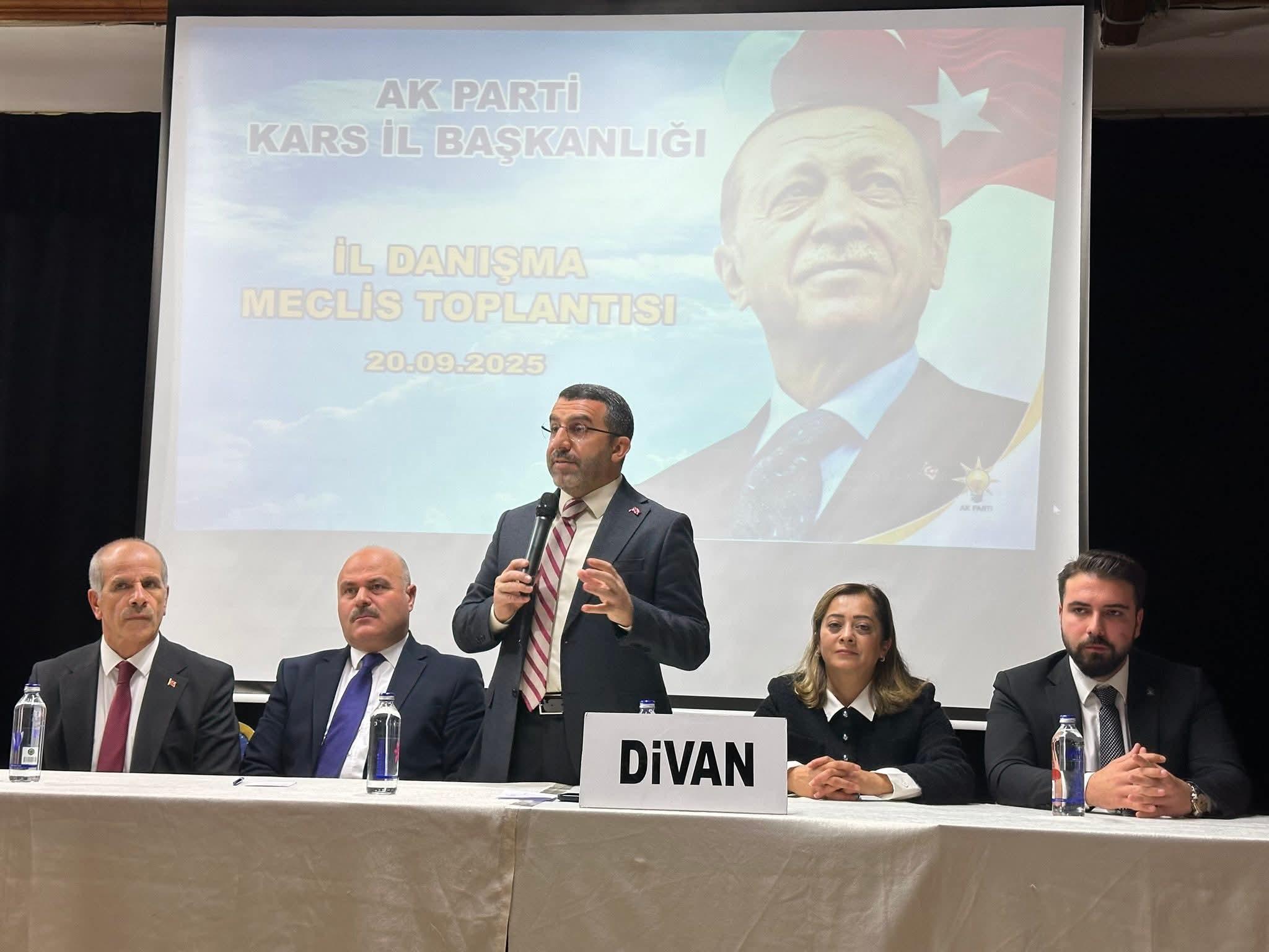 AK Parti Kars İl Teşkilatı, İl Danışma Meclisi Toplantısını Gerçekleştirdi