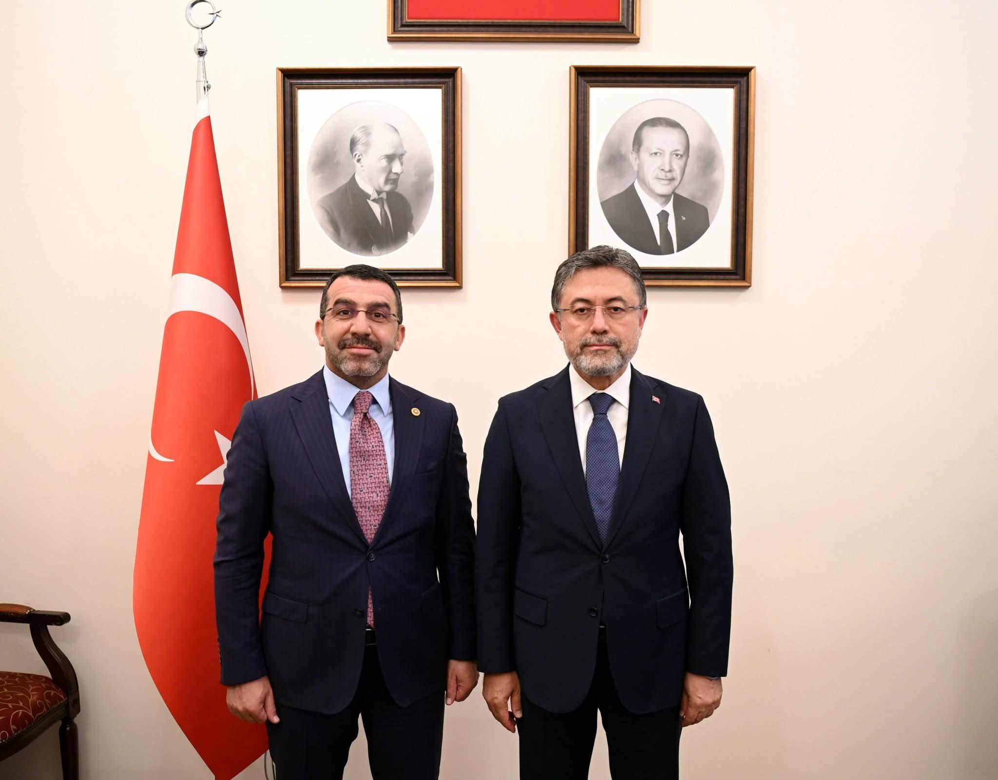 AK Parti Kars Milletvekili Adem Çalkın’dan Tarım ve Orman Bakanı’na Ziyaret