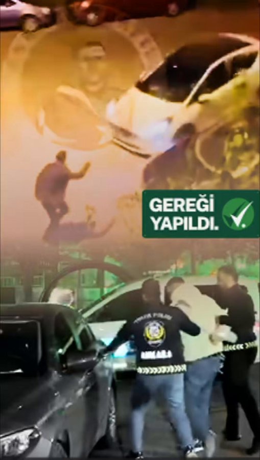 Ankara Keçiören’de Drift Yapan Sürücü Tutuklandı