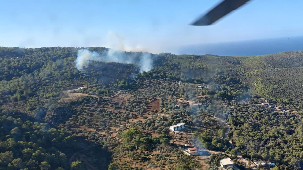 Antalya Kaş’ta Orman Yangını: Havadan Ve Karadan Müdahale Başlatıldı