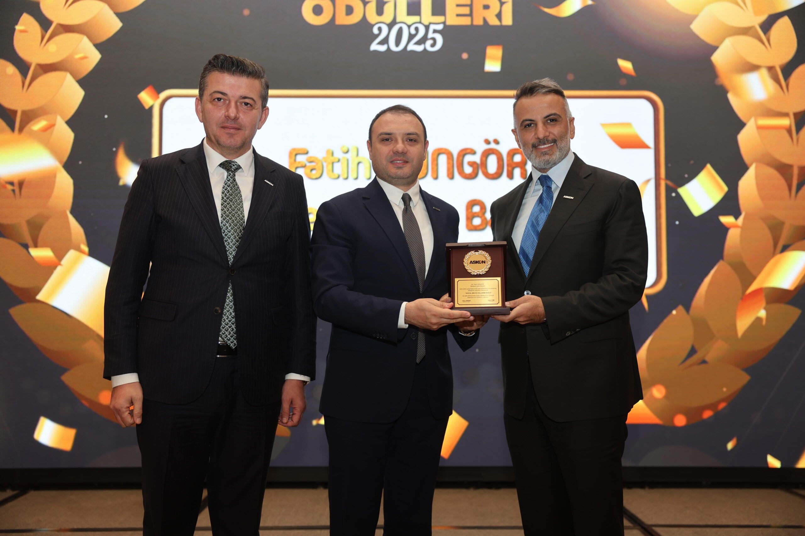 ASKON Balıkesir Şube Başkanı Fatih Güngör’e “En Etkin Sosyal Medya Kullanım Ödülü”