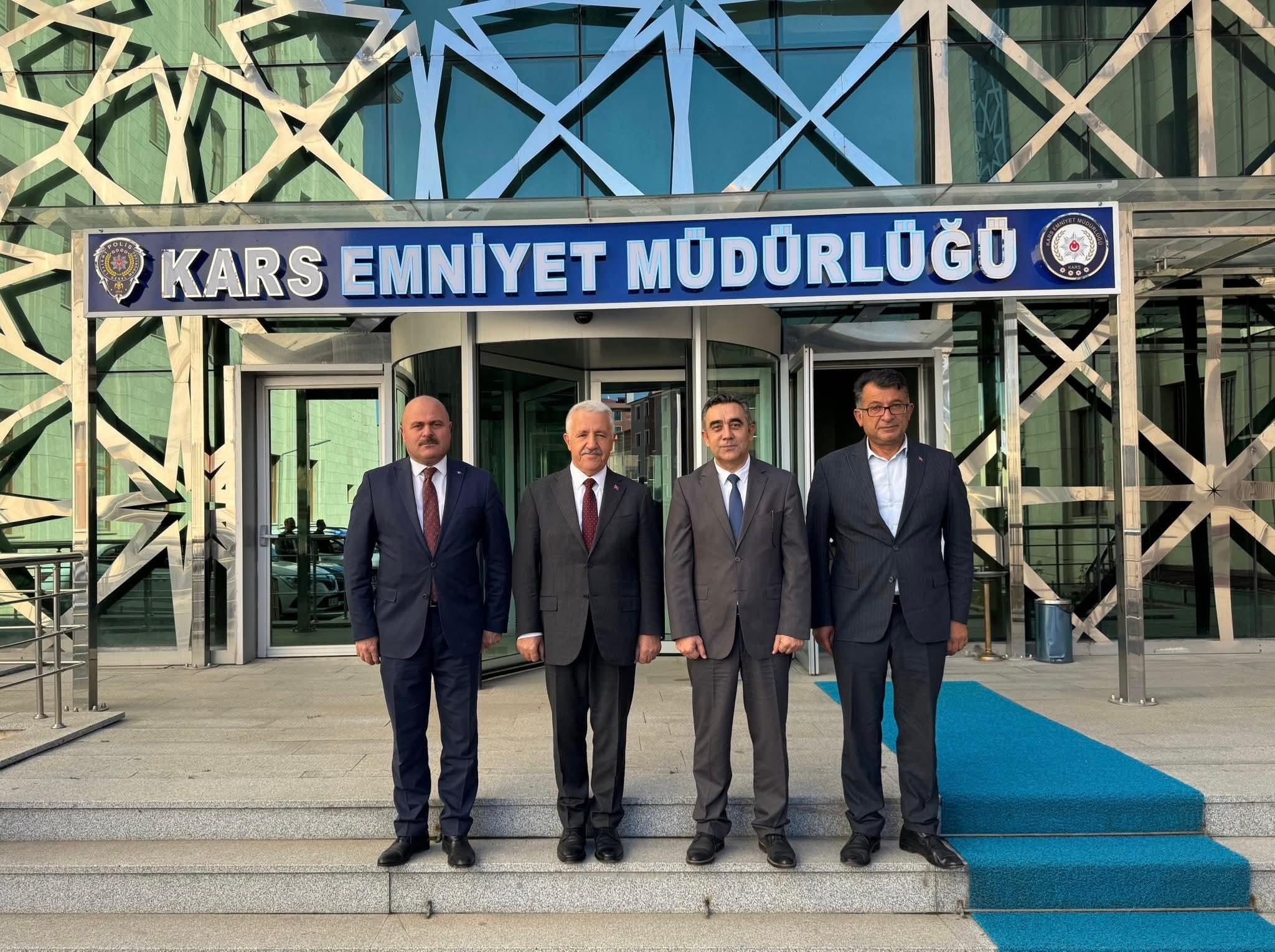 Bakan Ahmet Arslan’dan Kars İl Emniyet Müdürü Tombul’a Ziyaret