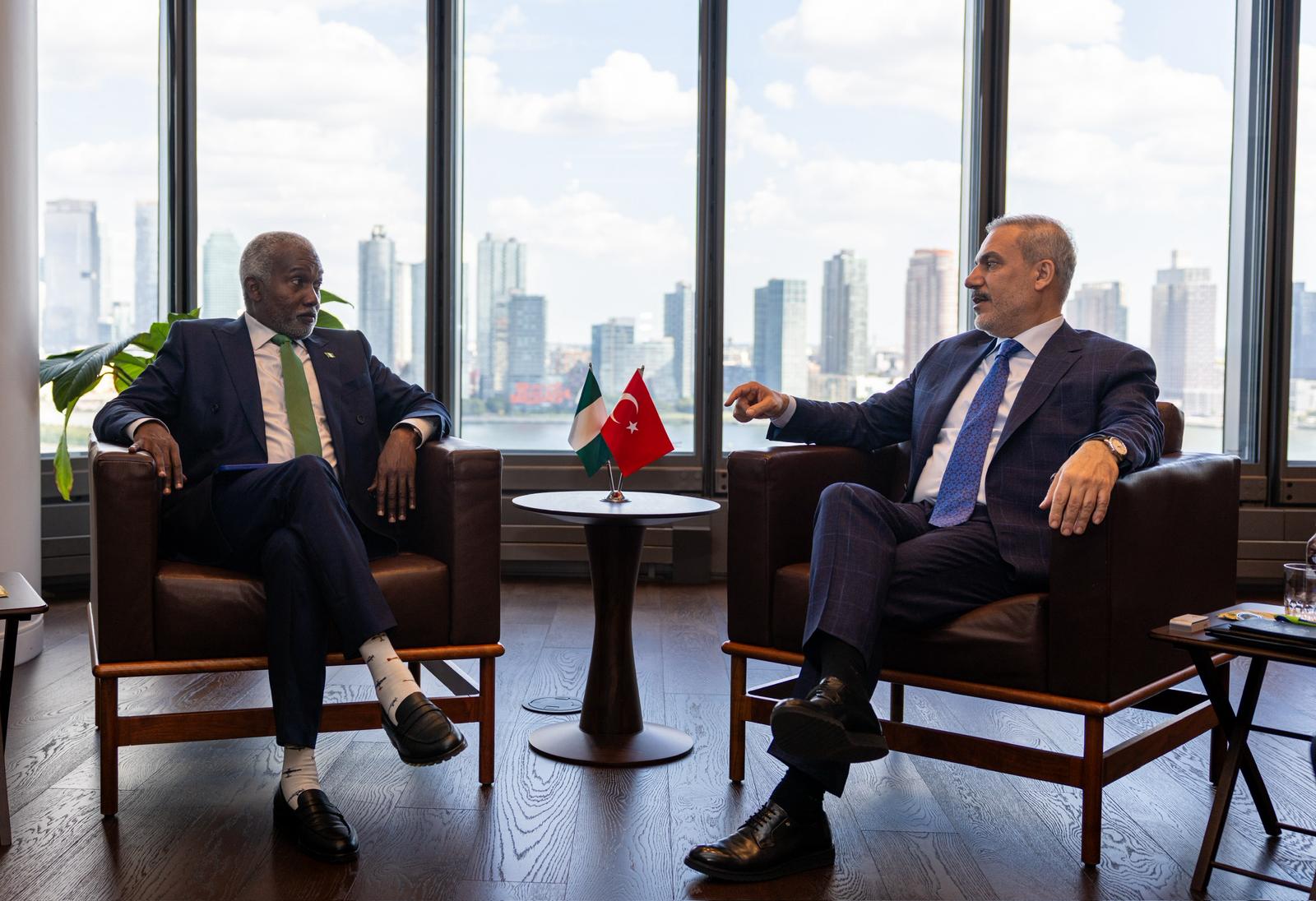 Bakan Fidan, Nijeryalı Mevkidaşı Tuggar İle New York’ta Görüştü