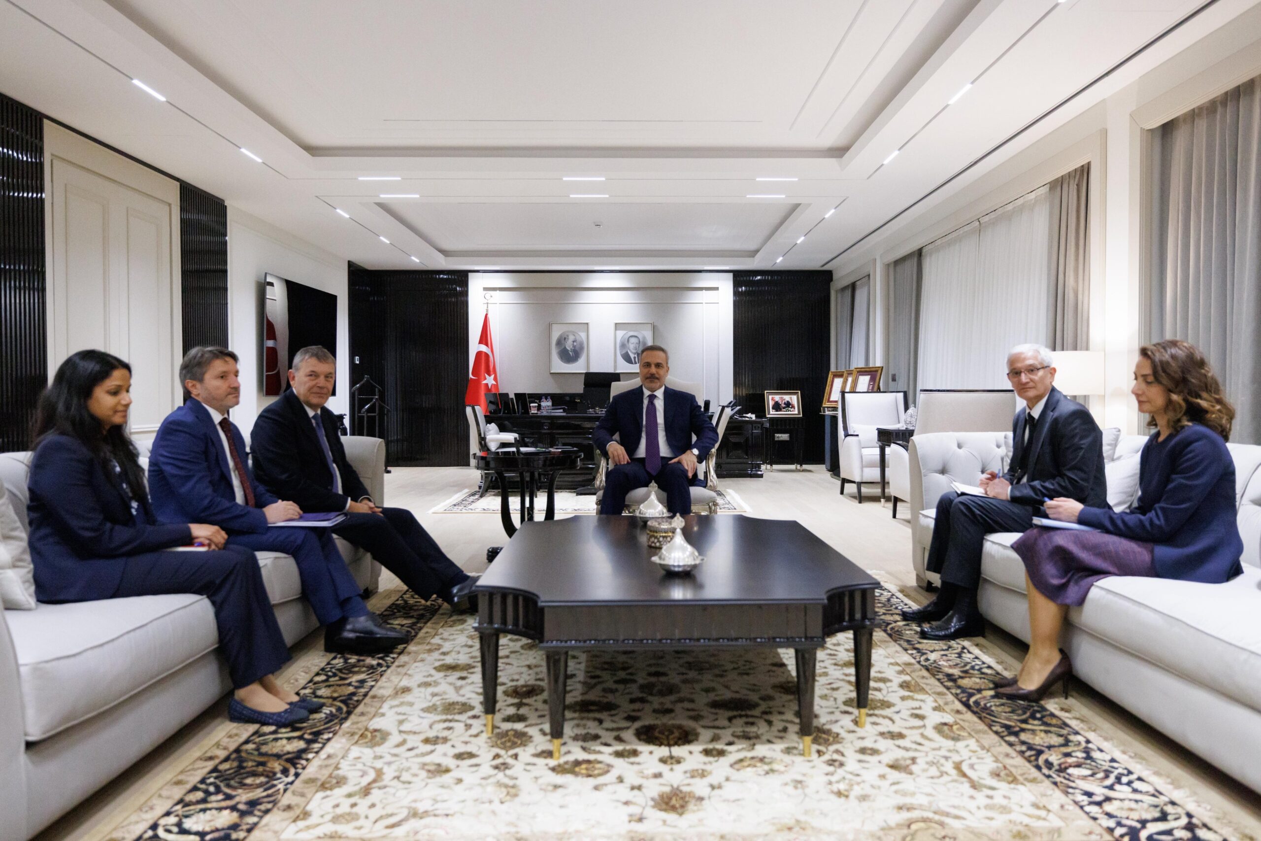 Bakan Fidan, UNRWA Genel Komiseri Lazzarini’yi Ankara’da Kabul Etti