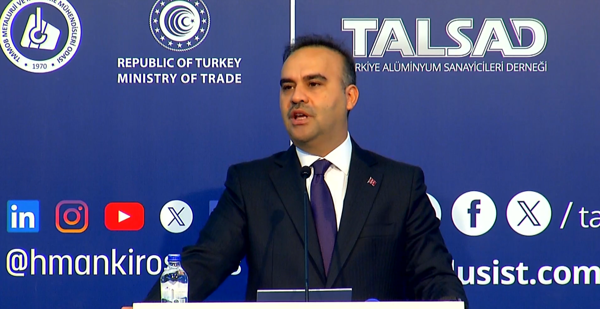 Bakan Kacır: “Alüminyum Çubuk ve Profil İhracatında Dünyada 3’üncü, Avrupa’da 2’nci Sıradayız”