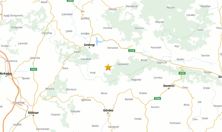 Balıkesir Sındırgı’da 4.4 Büyüklüğünde Deprem Meydana Geldi