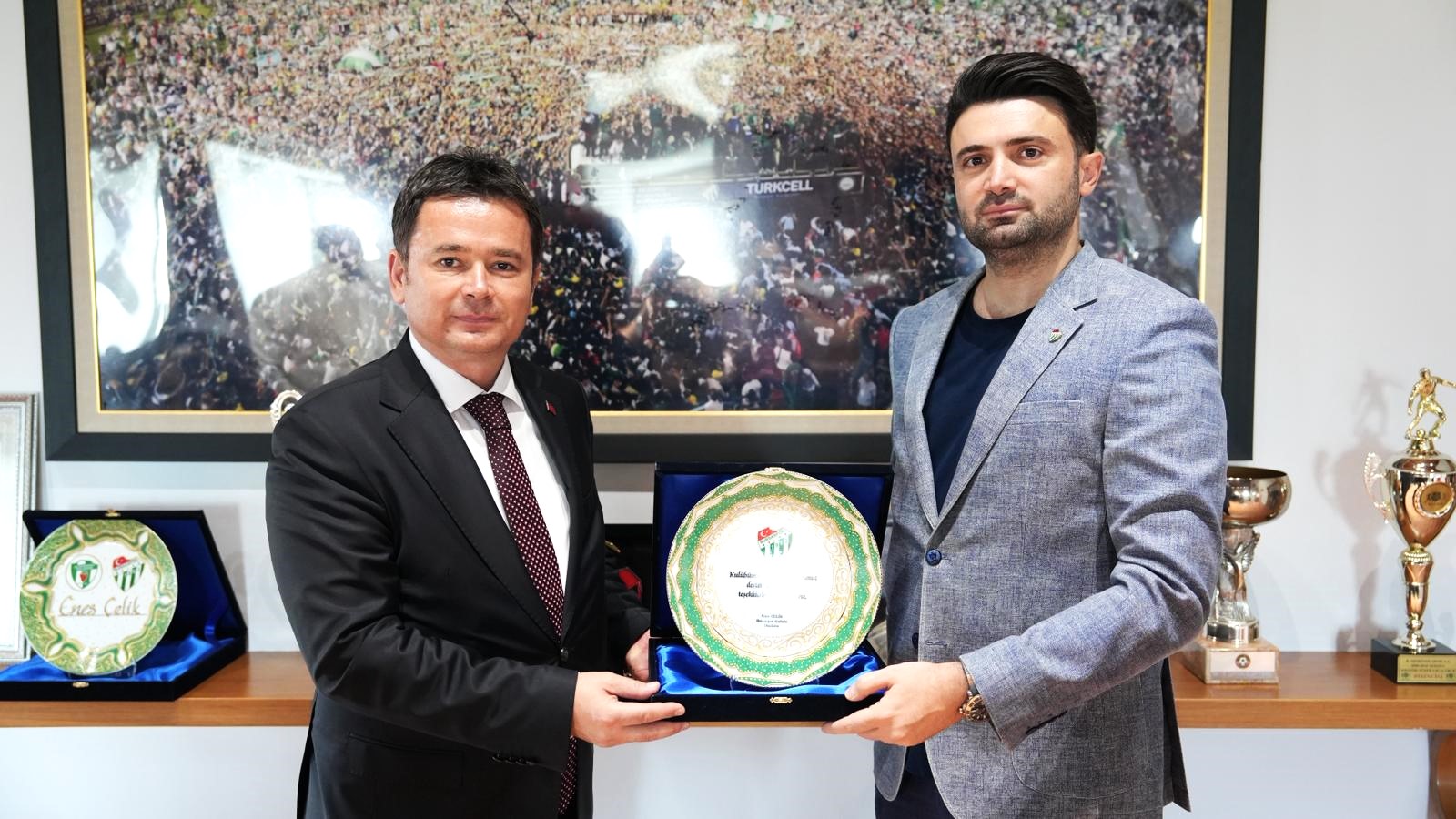 Başkan Erkan Aydın’dan Bursaspor’a Destek Ziyareti