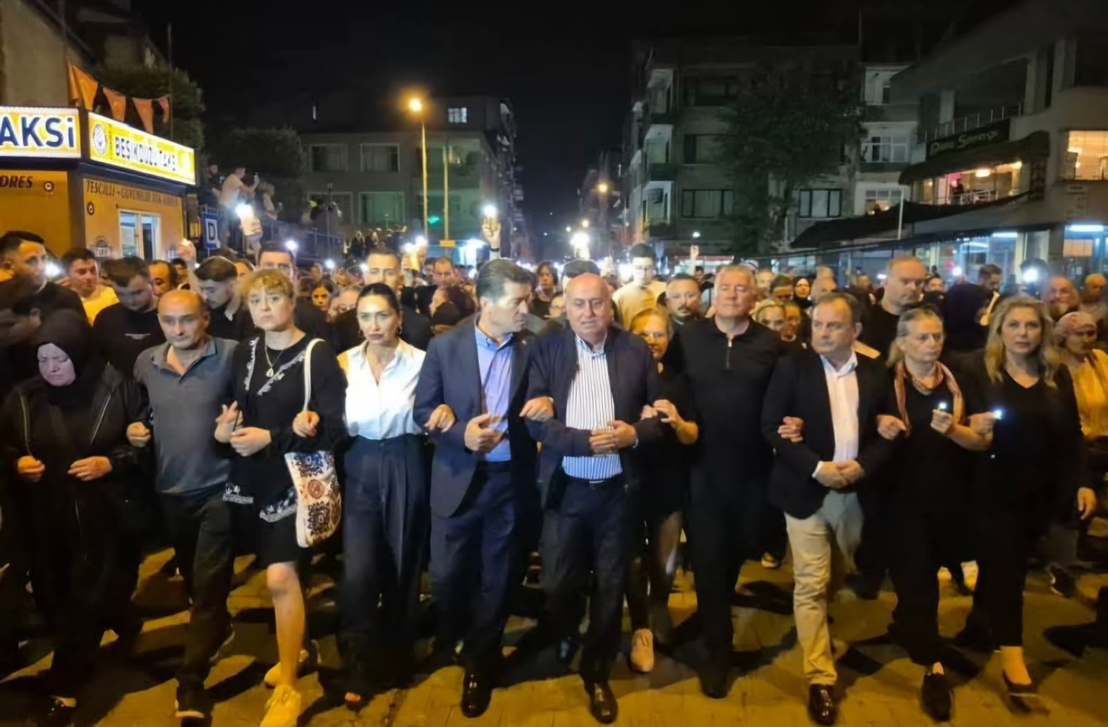 Başkan Kaya, Matti̇a Ahmet İçi̇n Adalet Yürüyüşüne Katildi.