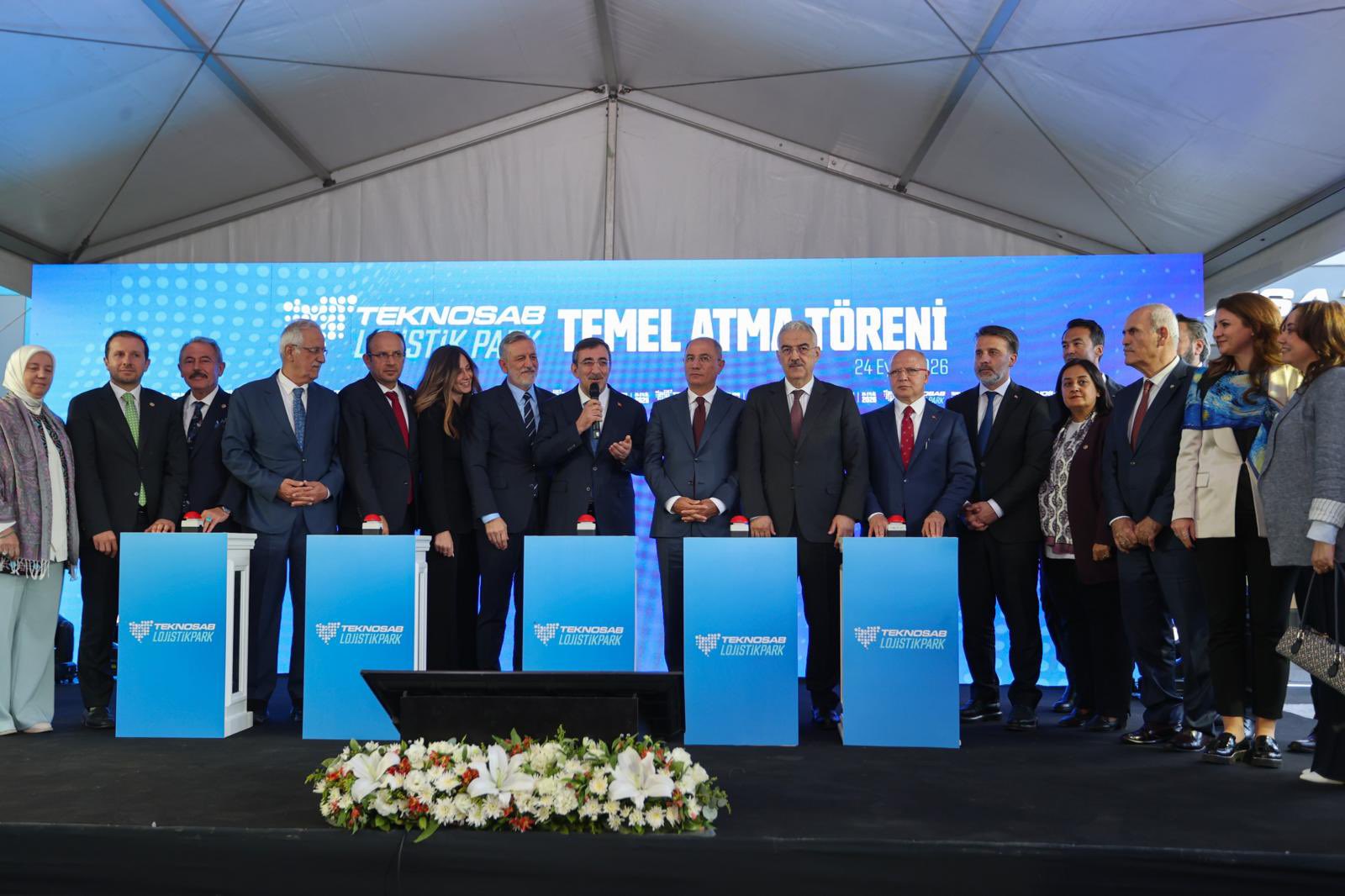 Bursa’da TEKNOSAB Lojistik Park Projesinin Temeli Törenle Atıldı