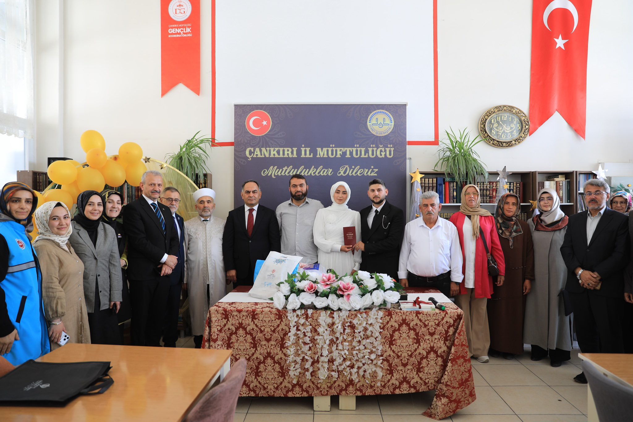 Çankırı’da “İki İnsan Bir Hayat” Projesinin İlk Nikahı Kıyıldı