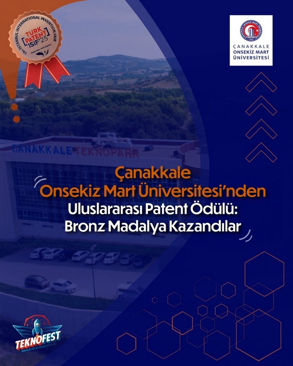 ÇOMÜ’lü Akademisyenlerden Uluslararası Başarı: Gübre Üretim Yöntemi Bronz Madalya Kazandı