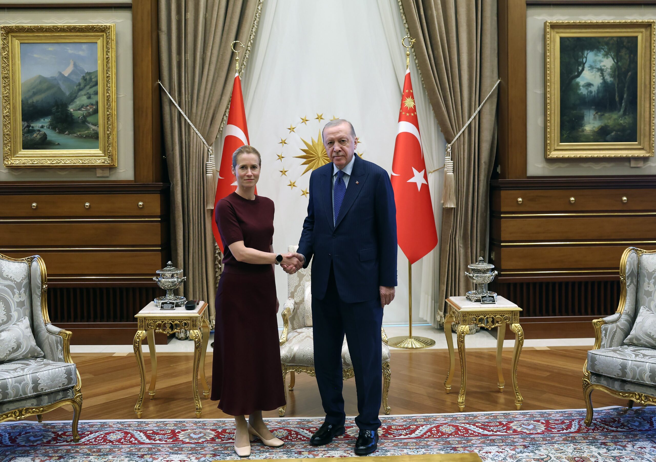 Cumhurbaşkanı Erdoğan AB Yüksek Temsilcisi Kallas’ı Kabul Etti