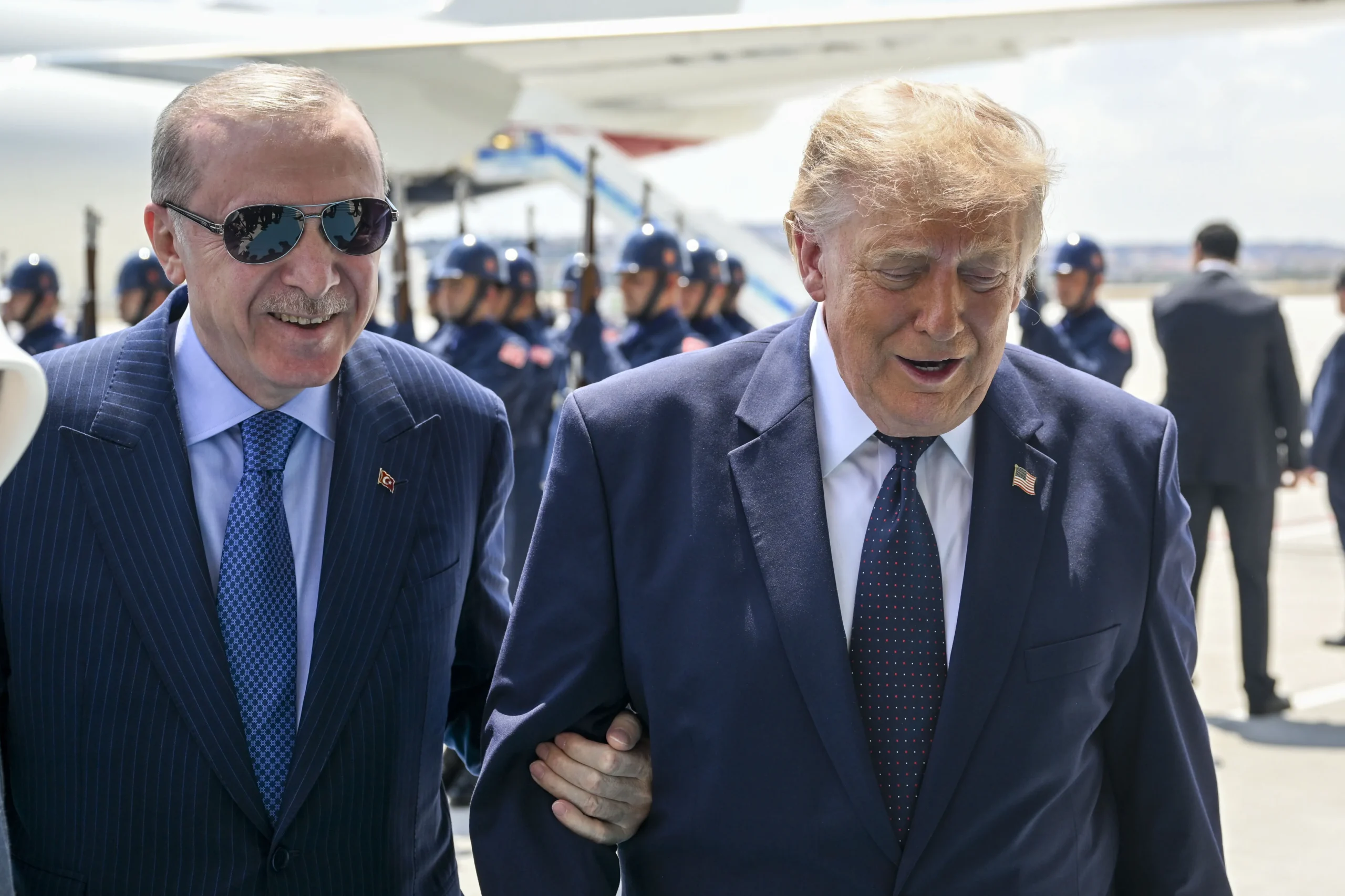Cumhurbaşkanı Erdoğan, ABD Başkanı Donald Trump’ı Ankara’da Karşıladı