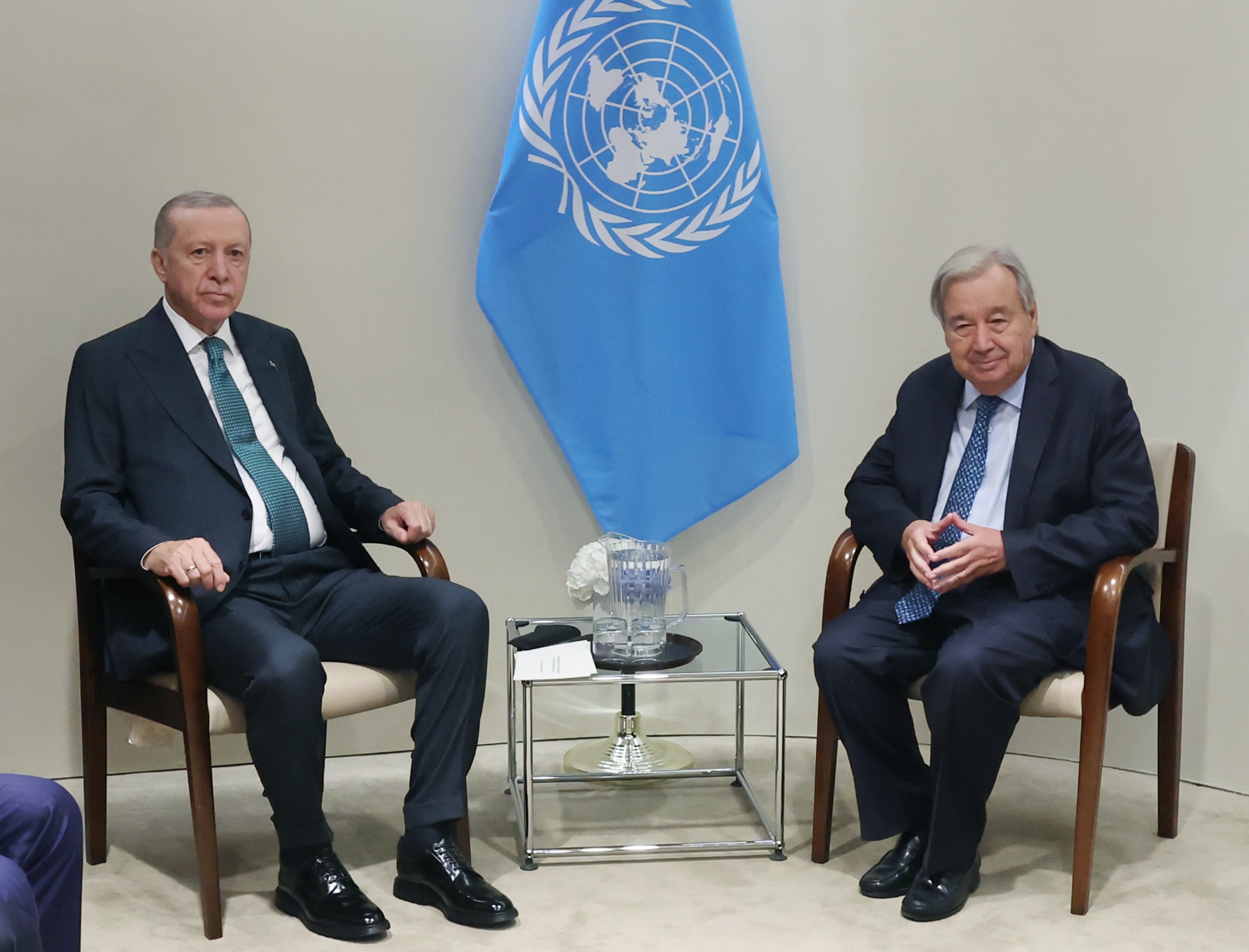 Cumhurbaşkanı Erdoğan, BM Genel Sekreteri Guterres İle Görüştü