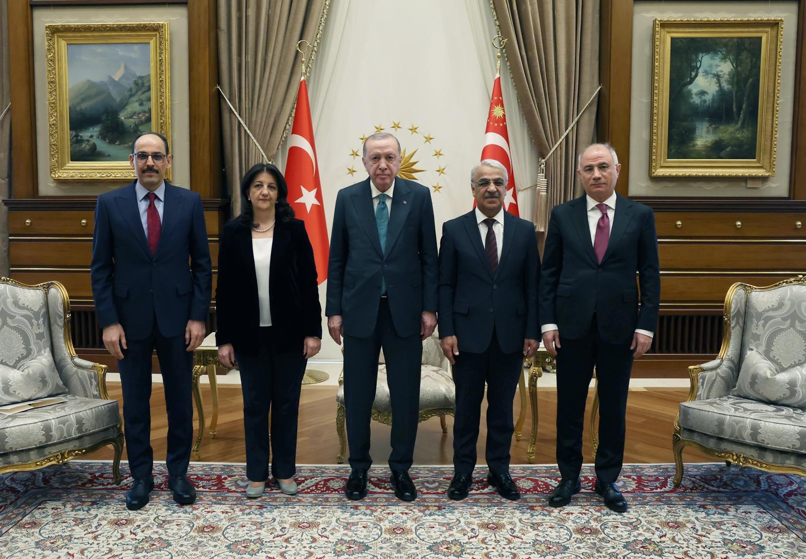 Cumhurbaşkanı Erdoğan, DEM Parti Heyetini Kabul Etti