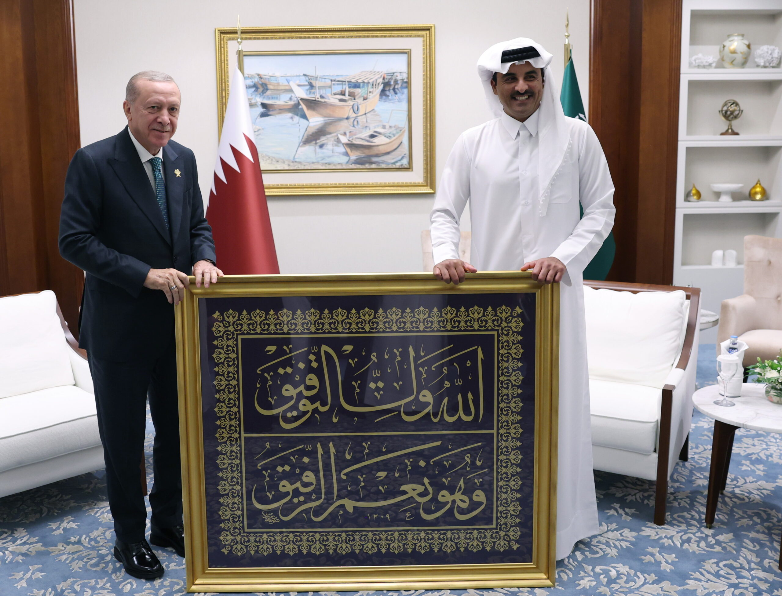 Cumhurbaşkanı Erdoğan, Doha’da Yoğun Diplomasi Trafiği Gerçekleştirdi