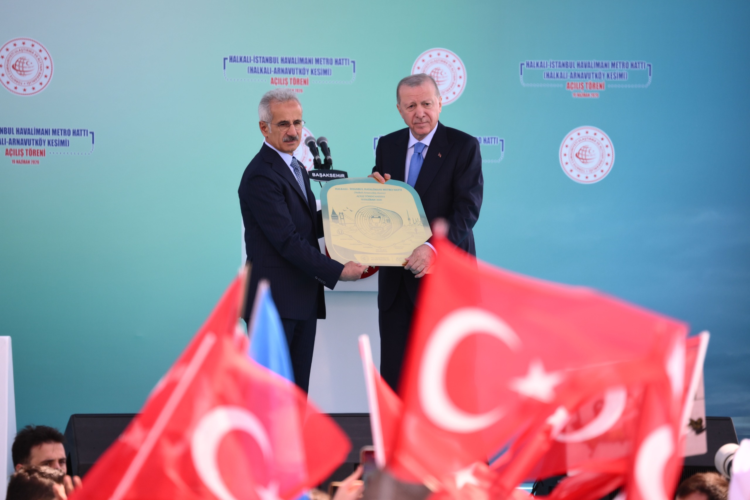 Cumhurbaşkanı Erdoğan Halkalı-Arnavutköy Metro Hattının Açılışını Yaptı