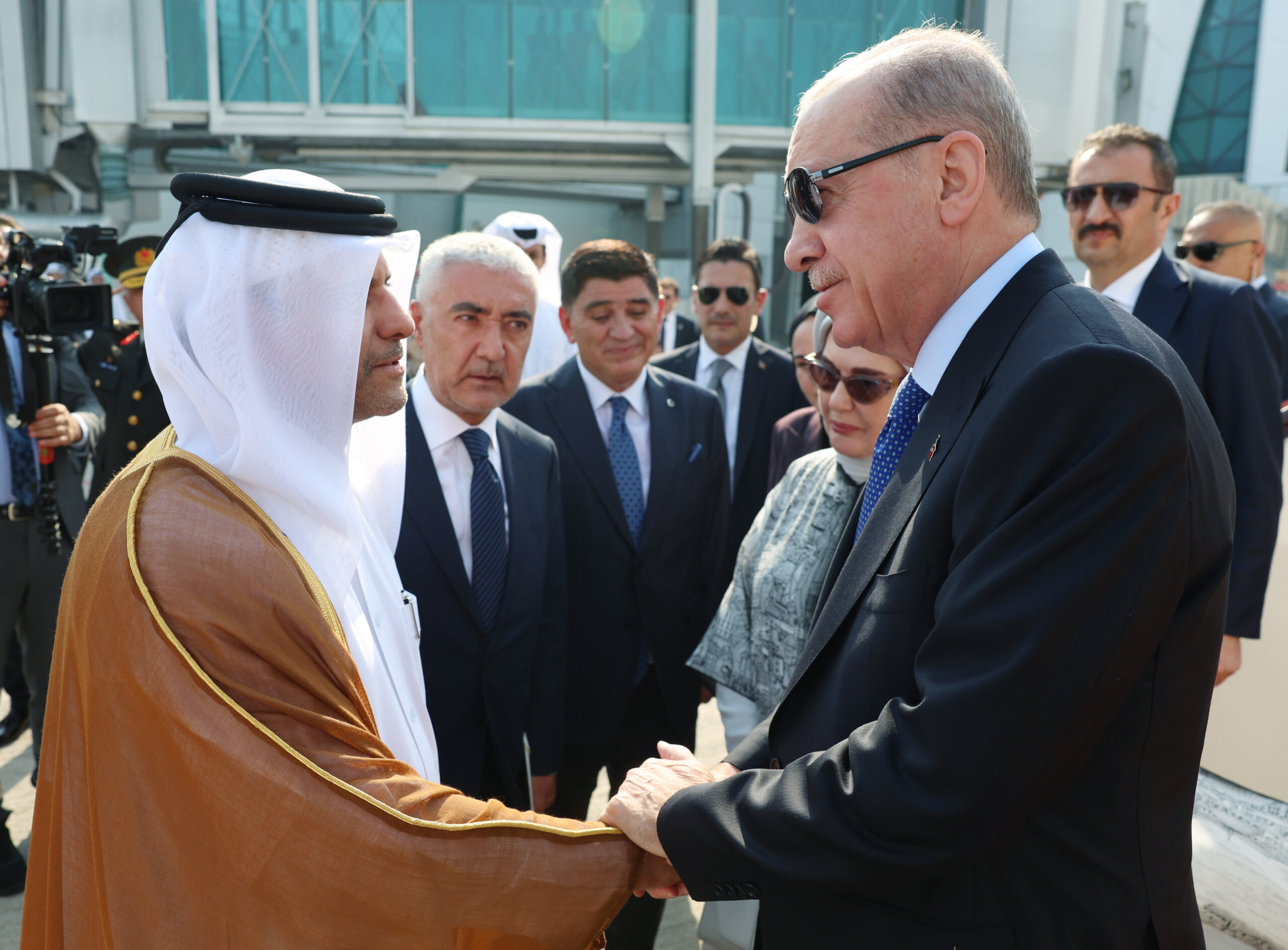 Cumhurbaşkanı Erdoğan Katar’a Taziye Ziyaretinde Bulundu