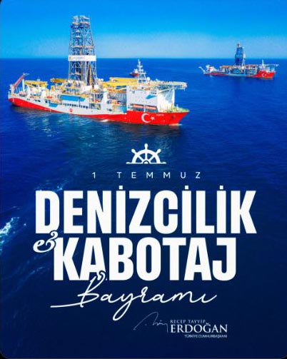 Cumhurbaşkanı Erdoğan’dan Denizcilik Ve Kabotaj Bayramı Mesajı