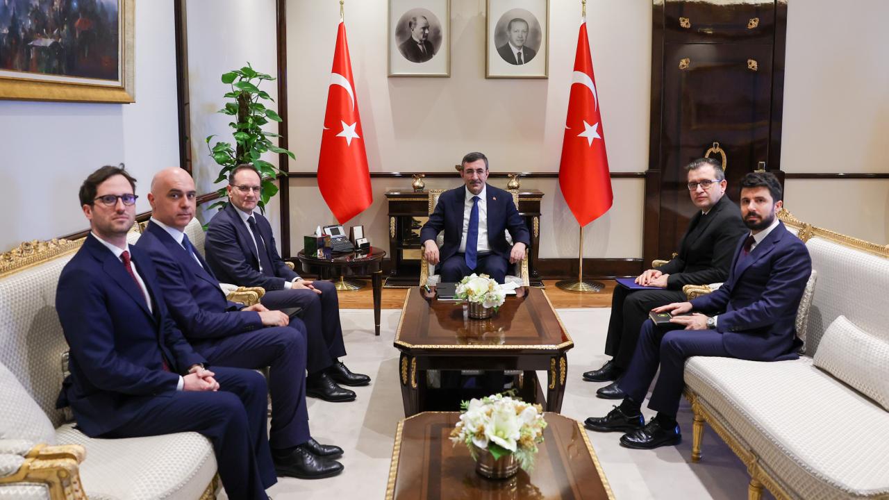 Cumhurbaşkanı Yardımcısı Yılmaz, 4 Ülkenin Ankara Büyükelçisini Kabul Etti