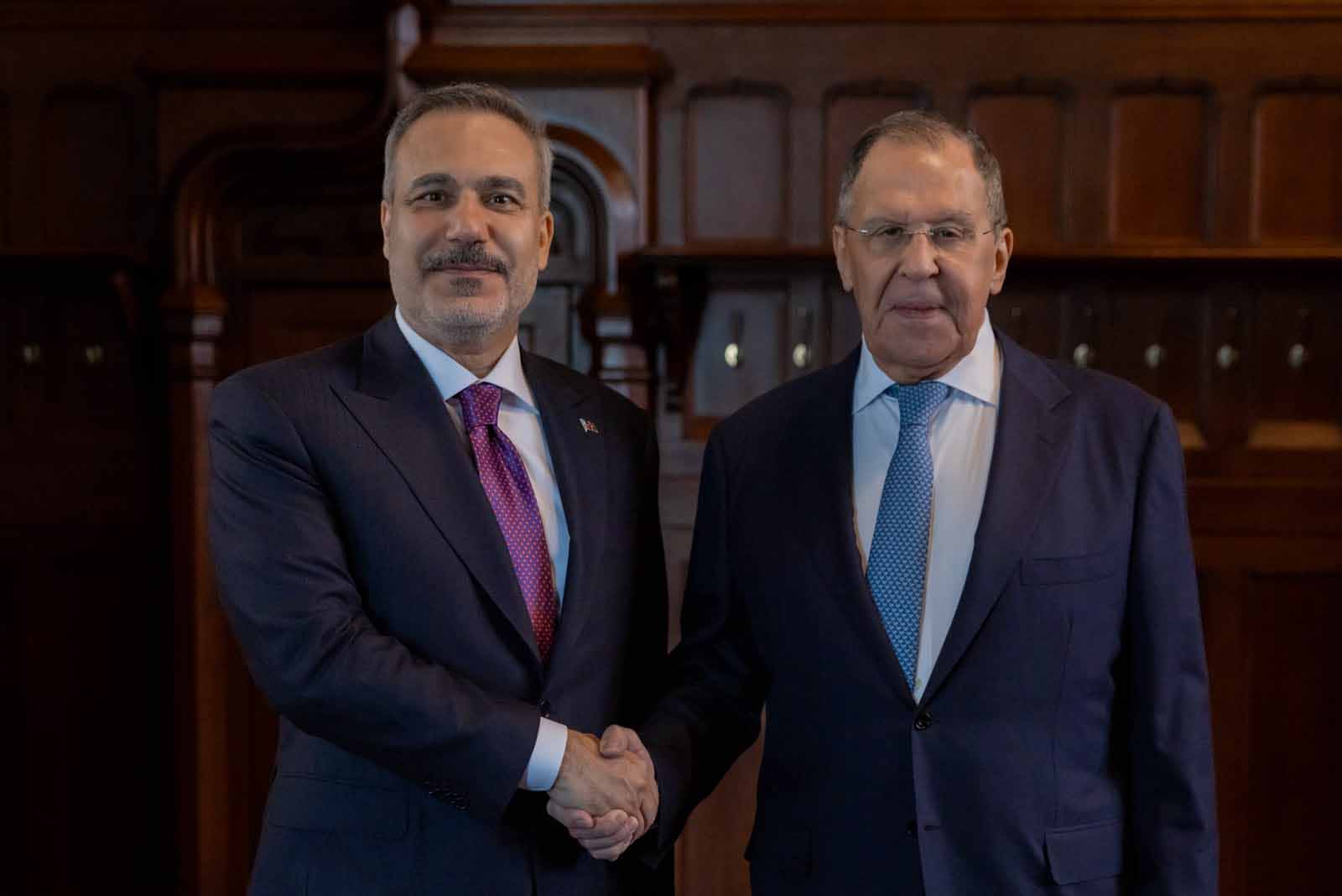 Dışişleri Bakanı Fidan Moskova’da Rus Mevkidaşı Lavrov İle Bir Araya Geldi
