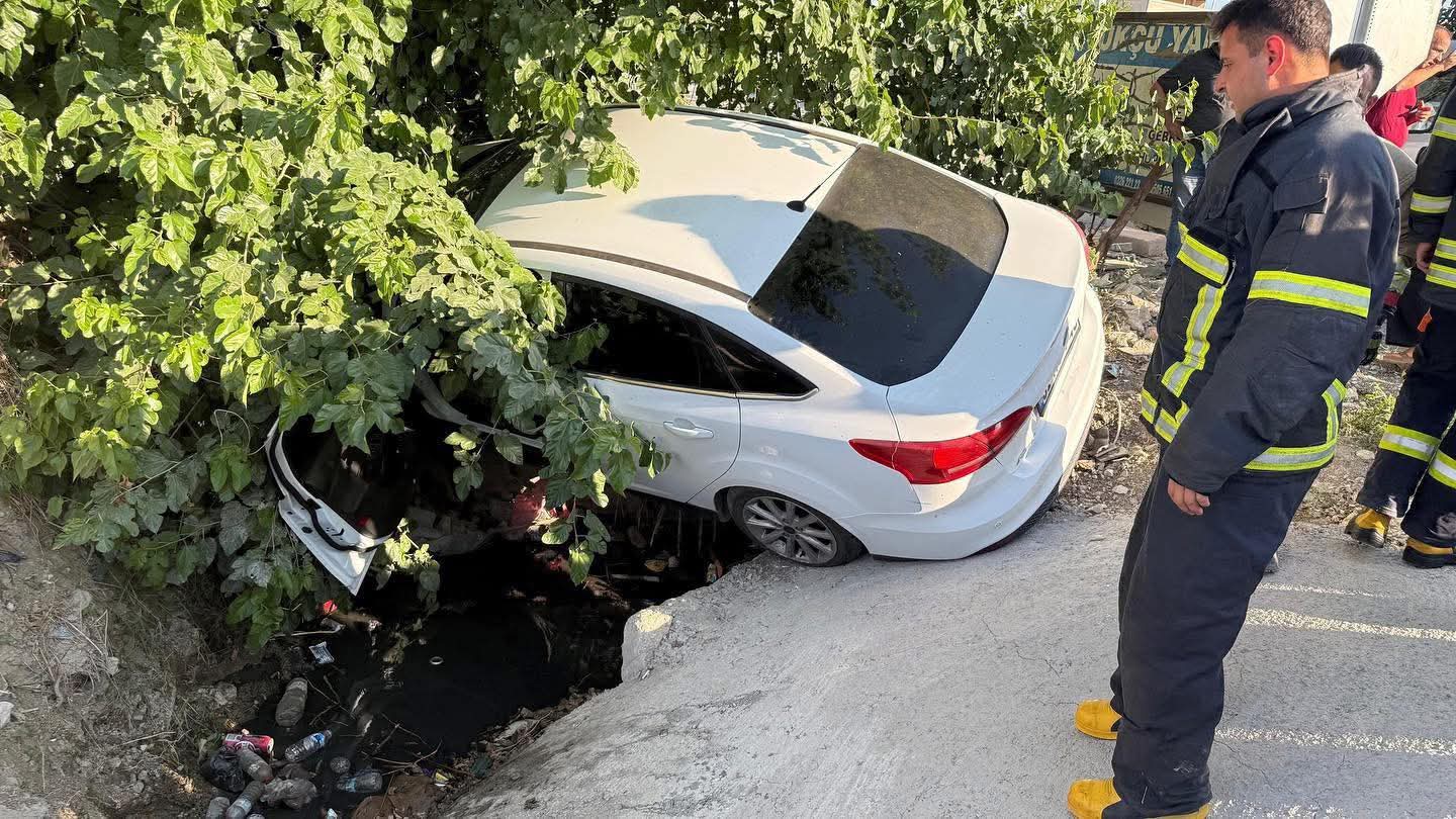 Ekinci Mahallesi’nde trafik kazası: 1 Yaralı