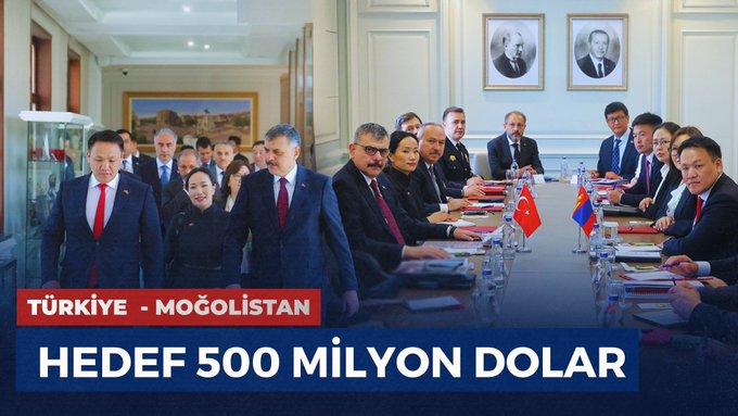 İçişleri Bakanı Çiftçi, Moğolistan Başbakan Yardımcısı Nomtoibayar İle Bir Araya Geldi