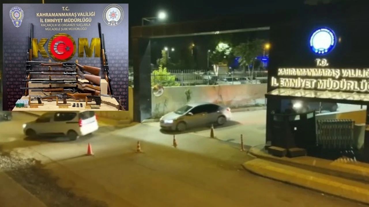 Kahramanmaraş’ta Kaçak Silah Operasyonu: 7 Kişi Tutuklandı