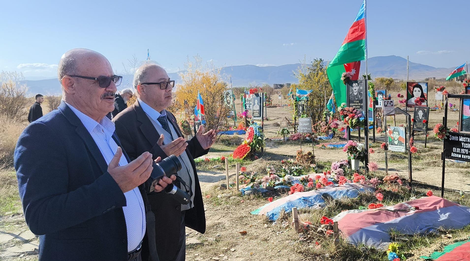 Karabağ Bölgesindeki Ağdam Hocalı Şehitliği Yeniden İhya Edildi