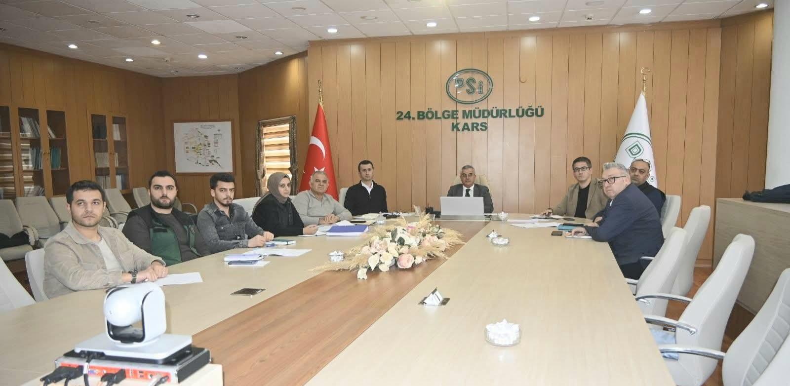 “Kars 2. Kademe İçmesuyu Tesisleri Proje Yapımı” Değerlendirme Toplantısı Gerçekleştirildi