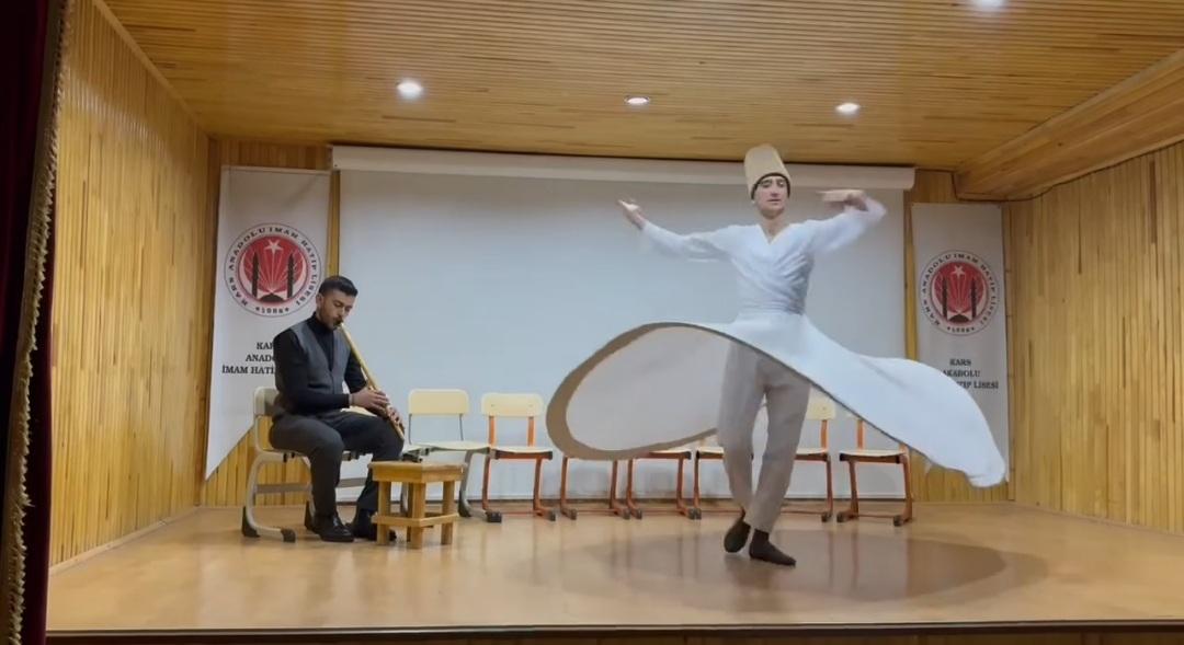 Kars Anadolu İmam Hatip Lisesi’nde Ramazan’a Özel Sema Gösterisi