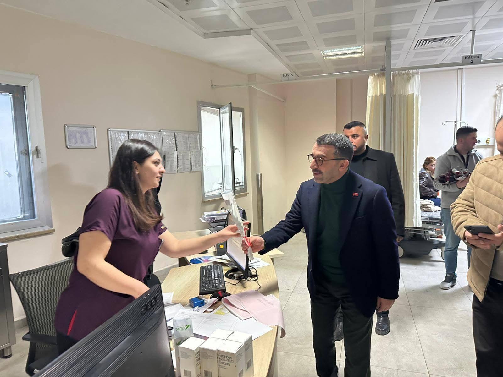 Kars Milletvekili Adem Çalkın’dan Sağlık Çalışanlarına 14 Mart Tıp Bayramı Ziyareti