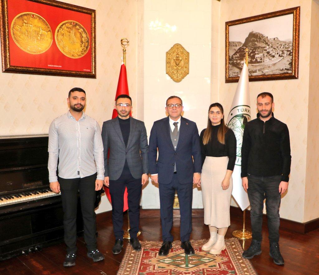 Kars Valisi Ziya Polat, PARHAD heyetini makamında kabul etti