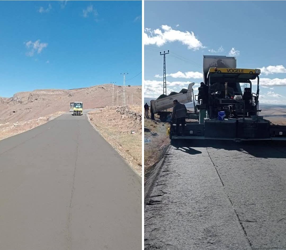Kars’ın Susuz İlçesi Erdağı Köyü’nde SSB Beton Yol Yapım İşi Başladı
