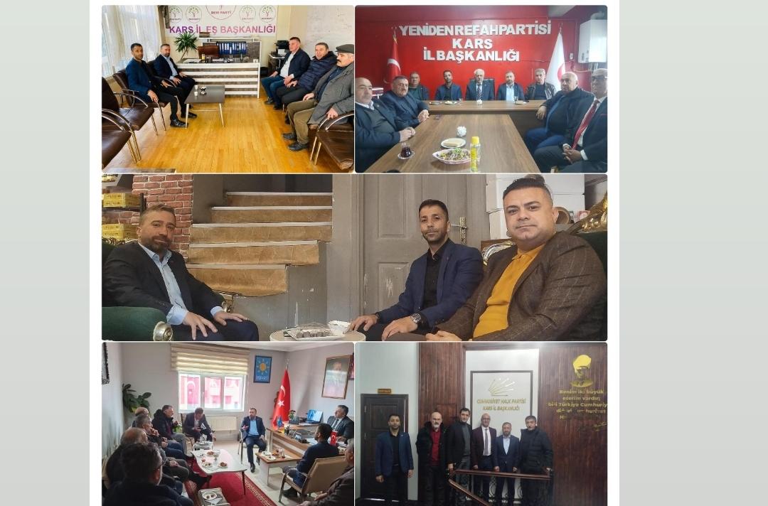 Kars’ta Partiler arası bayramlaşma programı gerçekleştirildi