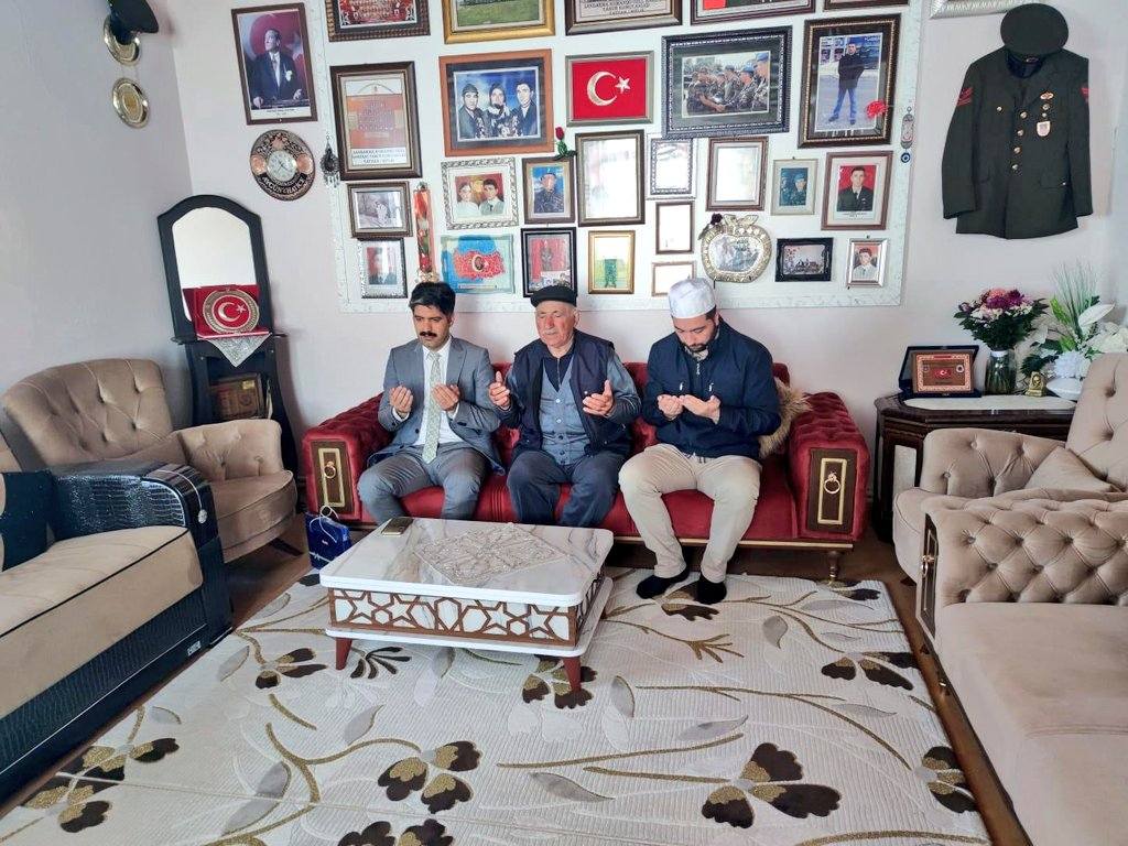 Kars’ta Şehit Aileleri ve Gaziler Bayramda da Unutulmadı