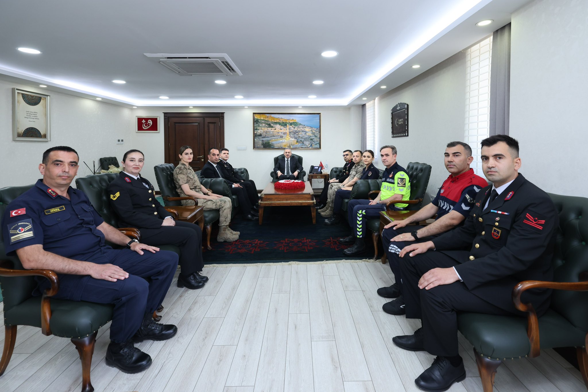 Mardin Valisi Akkoyun’dan Jandarma Teşkilatı’na Kabul
