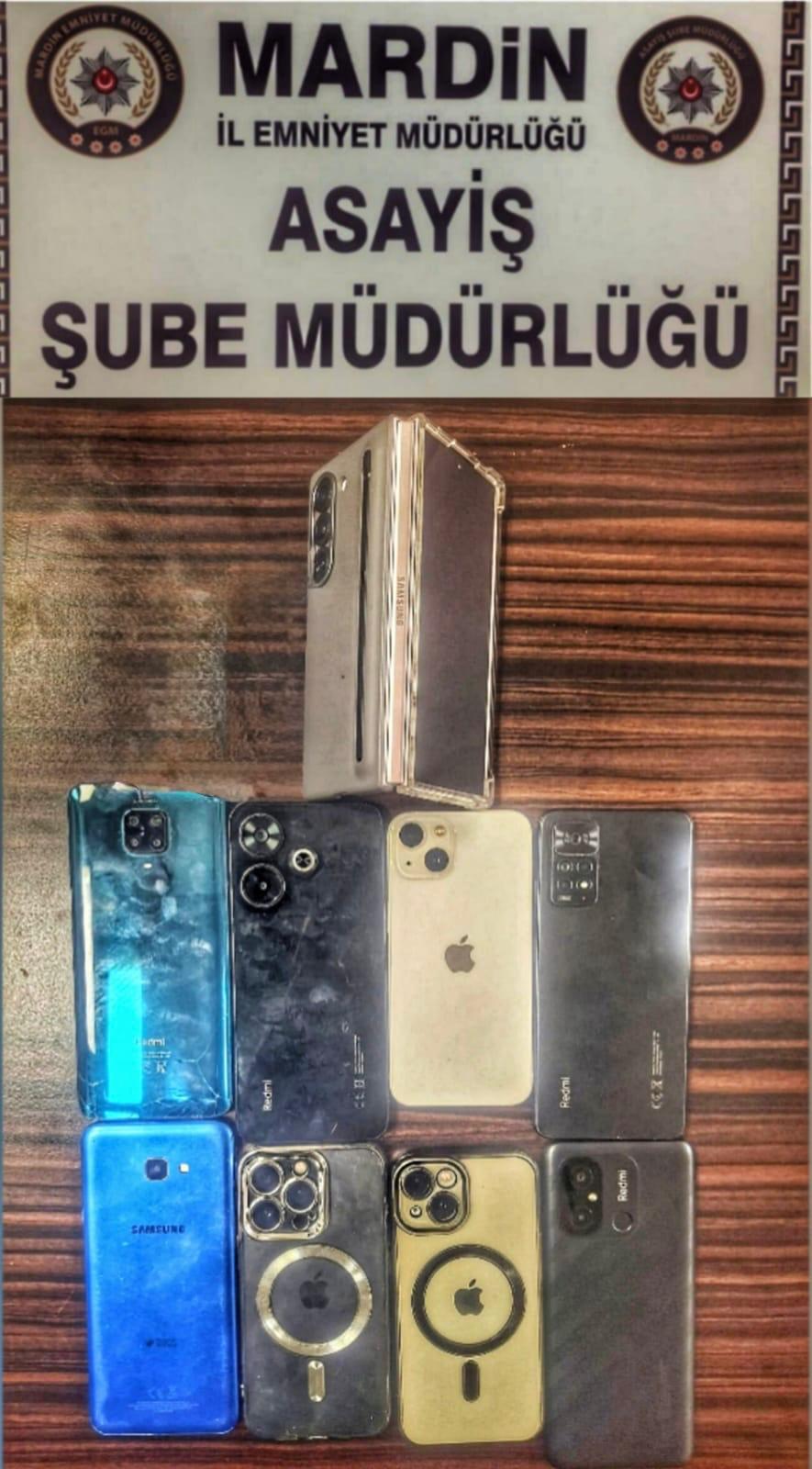 Mardin’de Hırsızlık ve Yankesicilik Şüphelileri Suçüstü Yakalandı
