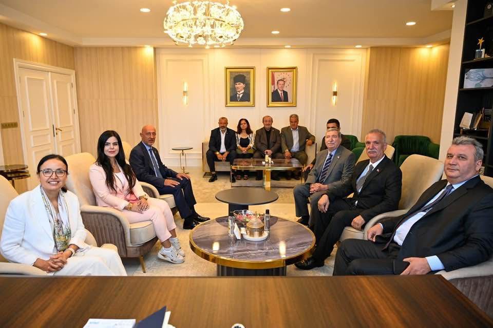 MHP Yalova İl Başkanı İhsan Güldoğan’dan Vali Hülya Kaya, Ticaret Odası ve Muhtarlar Derneği’ne Ziyaret