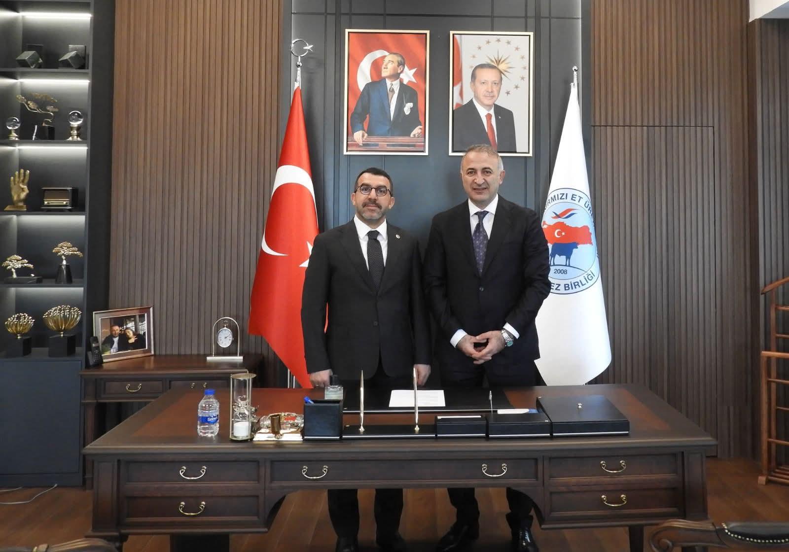 Milletvekili Adem Çalkın, Genel Başkanı Bülent Tunç’a güncel sorunları iletti