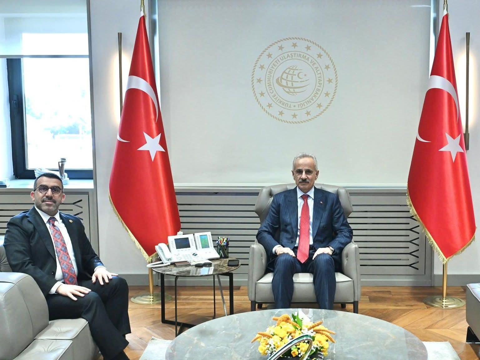 Milletvekili Adem Çalkın’dan Bakan Uraloğlu’na Ziyaret